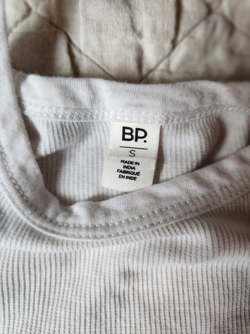 bp White Ribbed Tank - Picture 4 of 4
